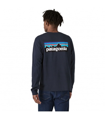 Bluse Patagonia Long-Sleeved P-6 Logo Responsibili-Tee M's