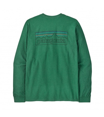 Bluse Patagonia Long-Sleeved P-6 Logo Responsibili-Tee M's