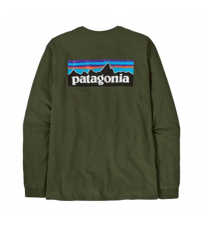 Bluse Patagonia Long-Sleeved P-6 Logo Responsibili-Tee M's