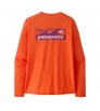 Patagonia Long-Sleeved Capilene Cool Daily Shirt - Boardshort Logo M's